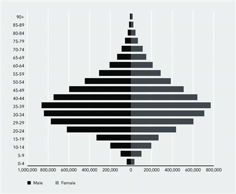 Sex Age Pyramid Of Mexico Born In The Us 2010 Download Scientific Diagram