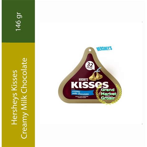 Hersheys Kisses Creamy Milk Chocolate Milk Chocolate 146gr Shopee