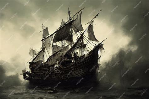 Black Pearl Pirate Ship Wallpaper