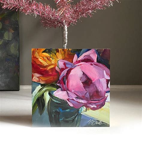 Peony Oil Painting Demo — Kim Smith Fine Art Contemporary Fine Art