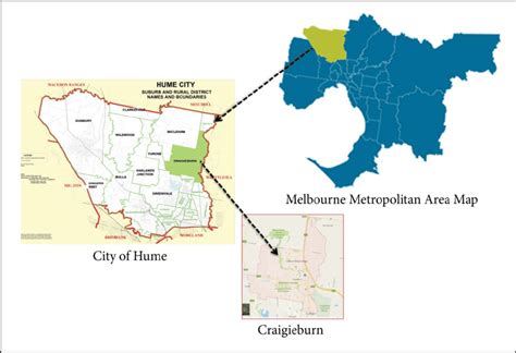 6: Location of City of Hume on the Map of Melbourne Metropolitan Area ...