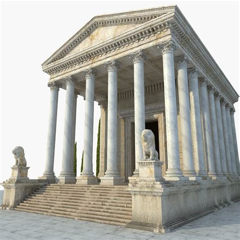 3D model ancient temple greek architecture - TurboSquid 1336227