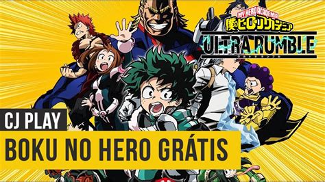 Novo Jogo Grátis de Boku no Hero My Hero Ultra Rumble PC Console