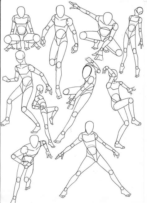 Anatomia e Expressão corporal Drawing reference poses Drawing poses