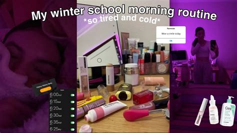 My Realistic School Winter Morning Routine So Cold And Sooo Tired