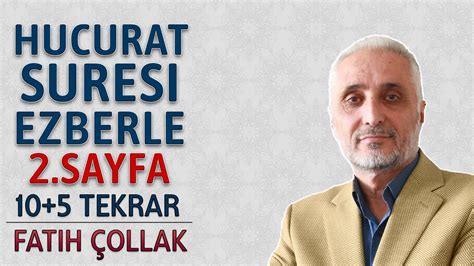 Hucurat Suresi Sayfa Ezberle Tekrar Fatih Ollak