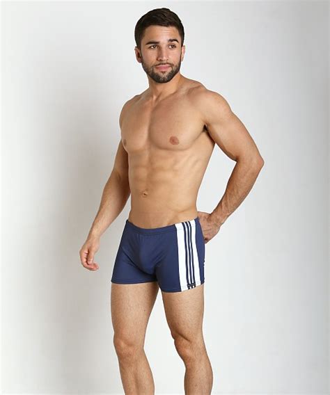 Sauvage Freestyle Nylon Lycra Swim Trunk Navy White 156nw Free