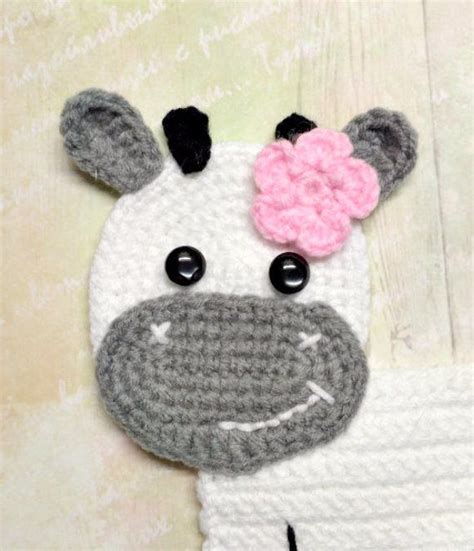 Pattern Cow Applique Crochet Pattern Pdf Farm Animal Pattern Instant