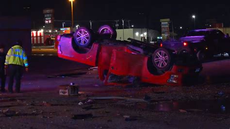 Driver Hurt In Rollover Crash After Losing Control On Icy Bridge Woai