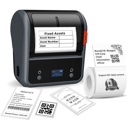 NIIMBOT B3S Digital Label Maker Portable Bluetooth Thermal Printer QR