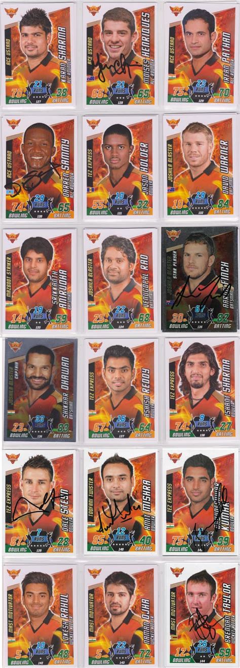 Nazim S Cricket Page Cigarette Trading Cards