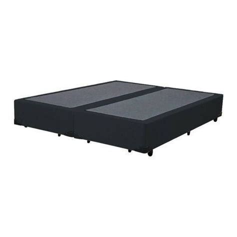 Base Cama Box Casal Bipartido Suede Preto X X Dmhope Base