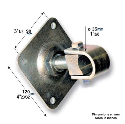 Gond R Glable M Pour Tube X Mm Sur Platine Visser Pour R Glage