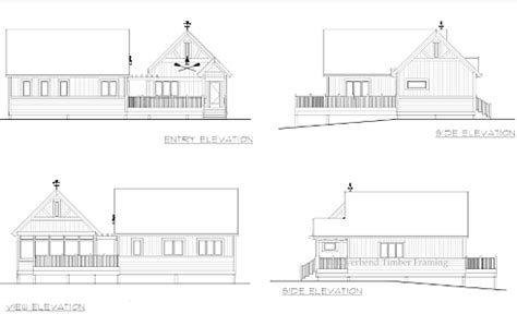 Fishing Cabin Plans...Sliding Walls and Soaring Ceilings!