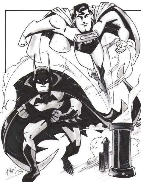 Comic Art For Sale From Anthony S Comicbook Art Superman And Batman