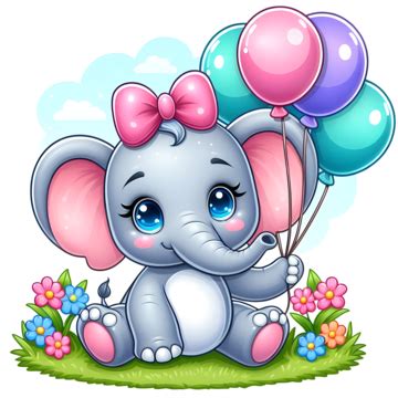 Cute Elephant Sublimation Clipart Elephant Clipart Cute Elephant