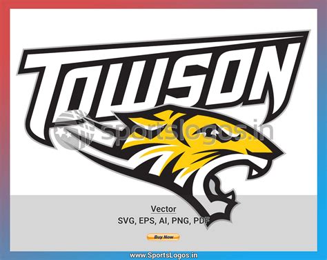 Towson Tigers - College Sports Vector SVG Logo in 5 formats - SPLN004496 • Sports Logos ...