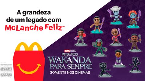 Mclanche Feliz Traz Os Brinquedos De Pantera Negra Wakanda Para Sempre