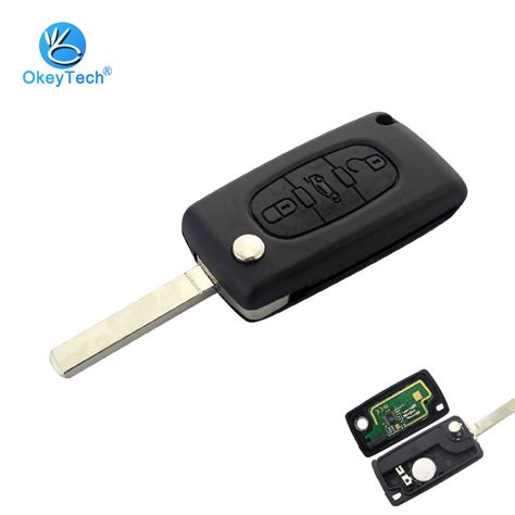 OkeyTech Llave Remota CE0536 Para Coche Dispositivo Plegable Con 3