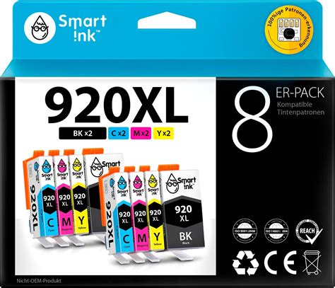 Smart Ink Kompatible Druckerpatronen Als Ersatz F R Hp Xl Xl