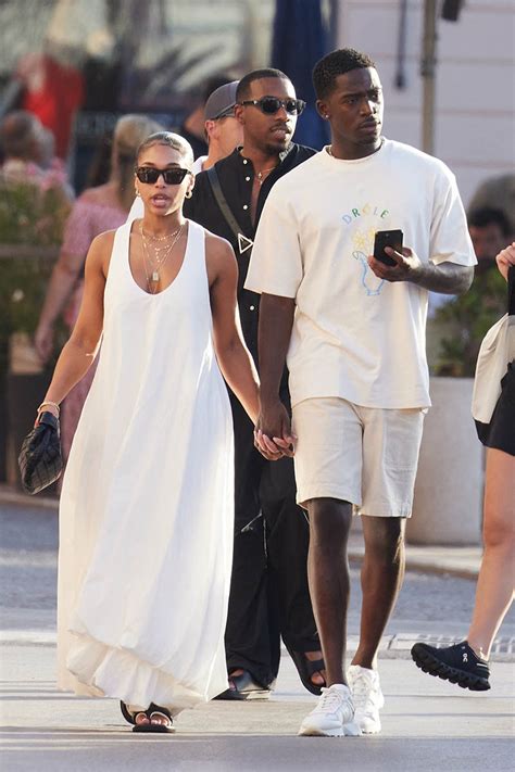 Saint Tropez FRANCE Damson Idris Accompanied By Girlfriend Lori