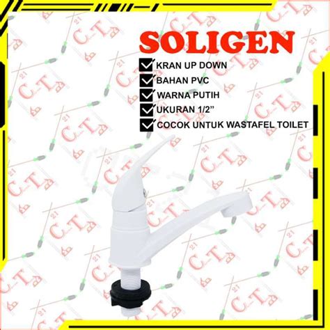 Promo Kran Wastafel Kran Up Down Soligen W Keran Air Pvc Kamar