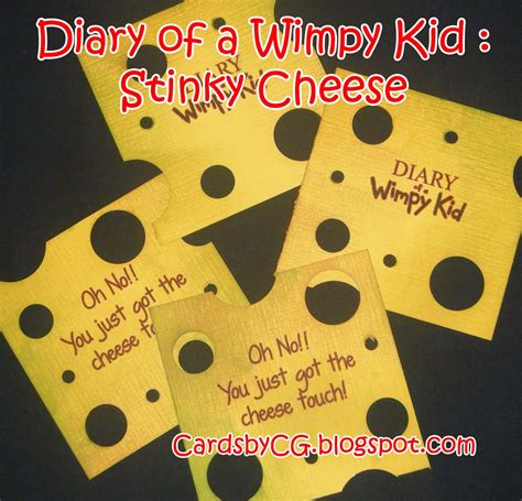 Cards by CG: Diary of a Wimpy Kid : The Cheese Touch