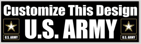 Us Army Bumper Sticker Makestickers