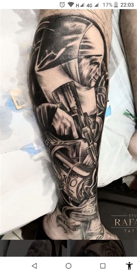 Pin De Vitor Silva Em Black Work Tatuagem No Peito Tatuagem Coringa