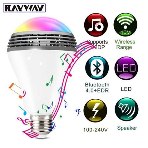 Wifi Smart Rgb E Lamp Bluetooth Audio Speakers Lamp Dimbare Led