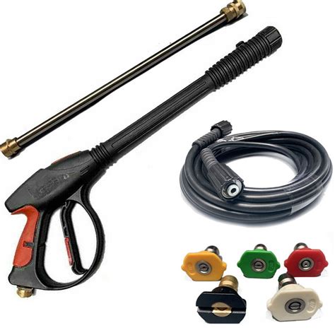 ECUTEE 4000PSI High Pressure Washer Gun For Car Wash With 5 Nozzles