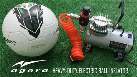 Agora Heavy Duty Electric Ball Pump Inflator Inflate Multiple Balls