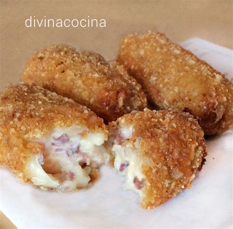 Receta De Croquetas De Jam N Y Queso Manchego Divina Cocina