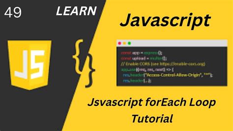 Javascript ForEach Loop Tutorial YouTube