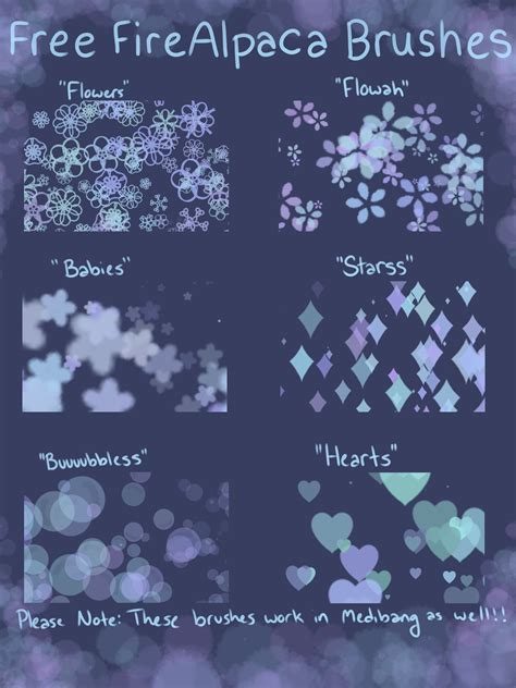 Free Firealpaca Brushes By Kittria On Deviantart