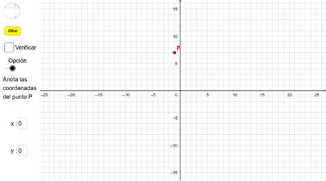 Coordenadas Cartesianas Geogebra