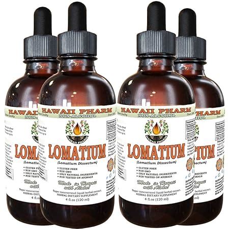 Amazon HawaiiPharm Lomatium Alcohol Free Liquid Extract Lomatium