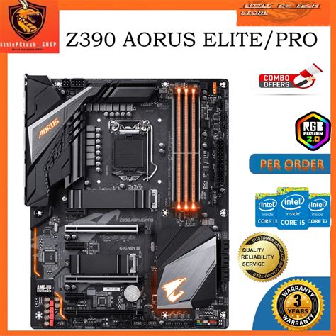 Gigabyte Z390 AORUS Elite Motherboard Shopee Malaysia