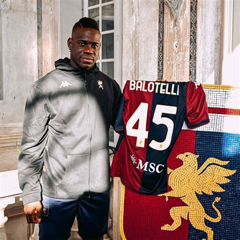 UFFICIALE Balotelli Tesserato Col Genoa PianetaGenoa1893