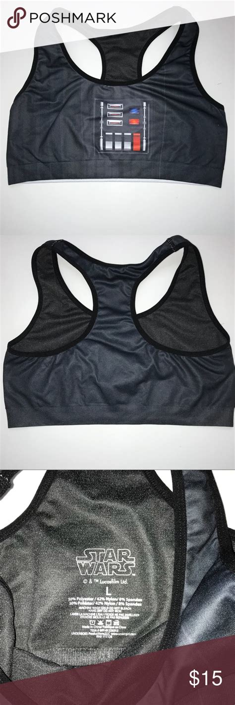 Star Wars Darth Vader Sports Bra Large Sports Bra Bra Clothes