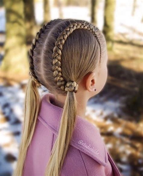 Two Braids Hairstyles For School