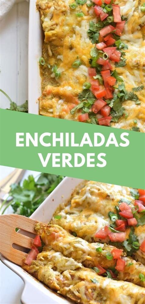 An Enchiladas Verdes Casserole With Tomatoes And Cilantro