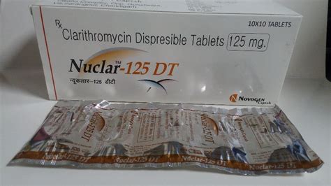 Allopathic Finished Product Clarithromycin Mg Dispersible Tablet