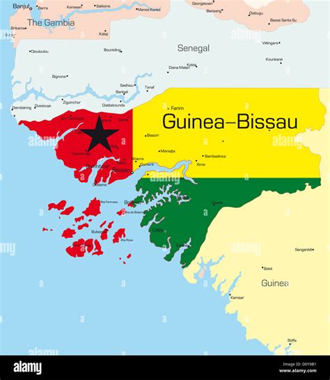 Guinea Bissau Political Map Hi Res Stock Photography And Images Alamy