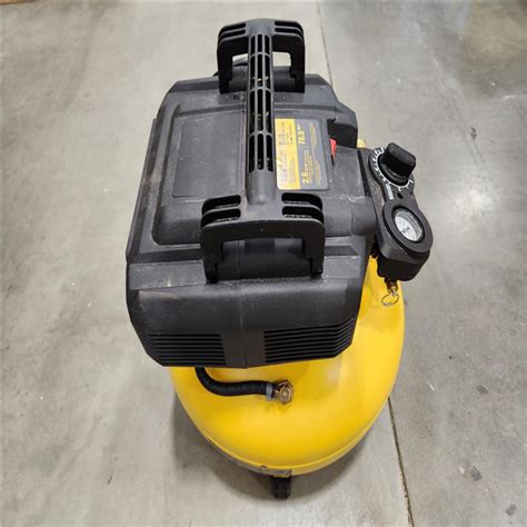 As Is Dewalt 6 Gal Heavy Duty Pancake Electric Air Compressor And 18 Gauge Brad Nailer Combo Kit