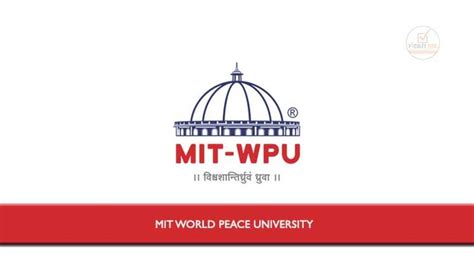 Mit World Peace University Mit Wpu Invites Application For The