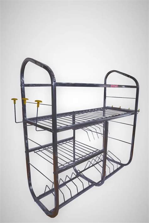 Wall Mounted Stainless Steel Kitchen Racks For Hotel Restaurant At Rs