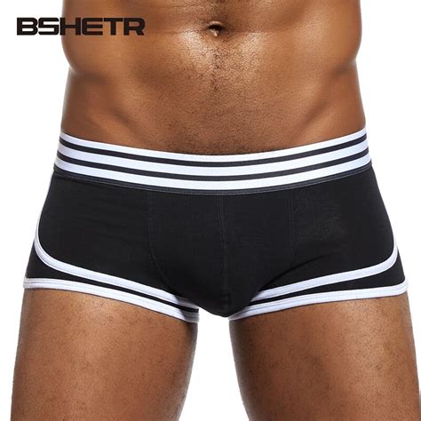 2018 Bshetr Brand Male Panties Breathable Boxers Cotton Men Underwear U