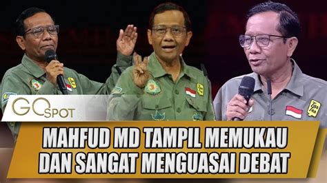 Mahfud Md Pemimpin Yang Menyampaikan Gagasan Kebijakan Dengan Data