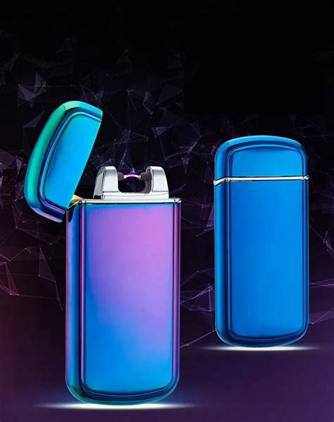 High Quality Electronic Cigarette lighter Windproof Metal pulse USB ...